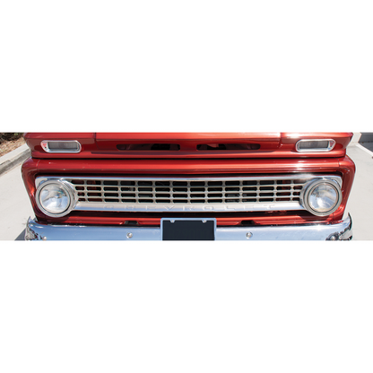 Chrome Headlight Bezel For 1963 Chevy Truck (Pair)