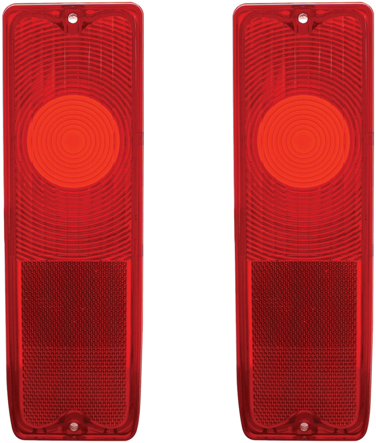 Tail Light Lens (2pcs) For 1967-72 Chevy & GMC Fleetside Truck