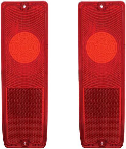 Tail Light Lens (2pcs) For 1967-72 Chevy & GMC Fleetside Truck