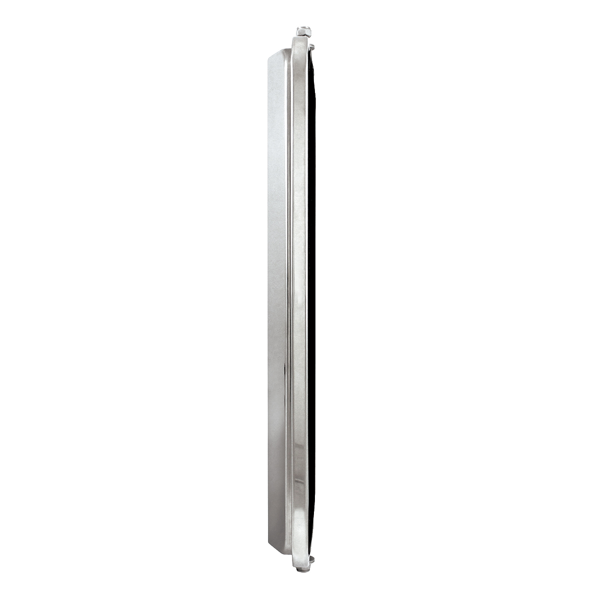 7" X 16" 430 Stainless Steel West Coast Style Mirror With Convex Lower Mirror - Non Heated