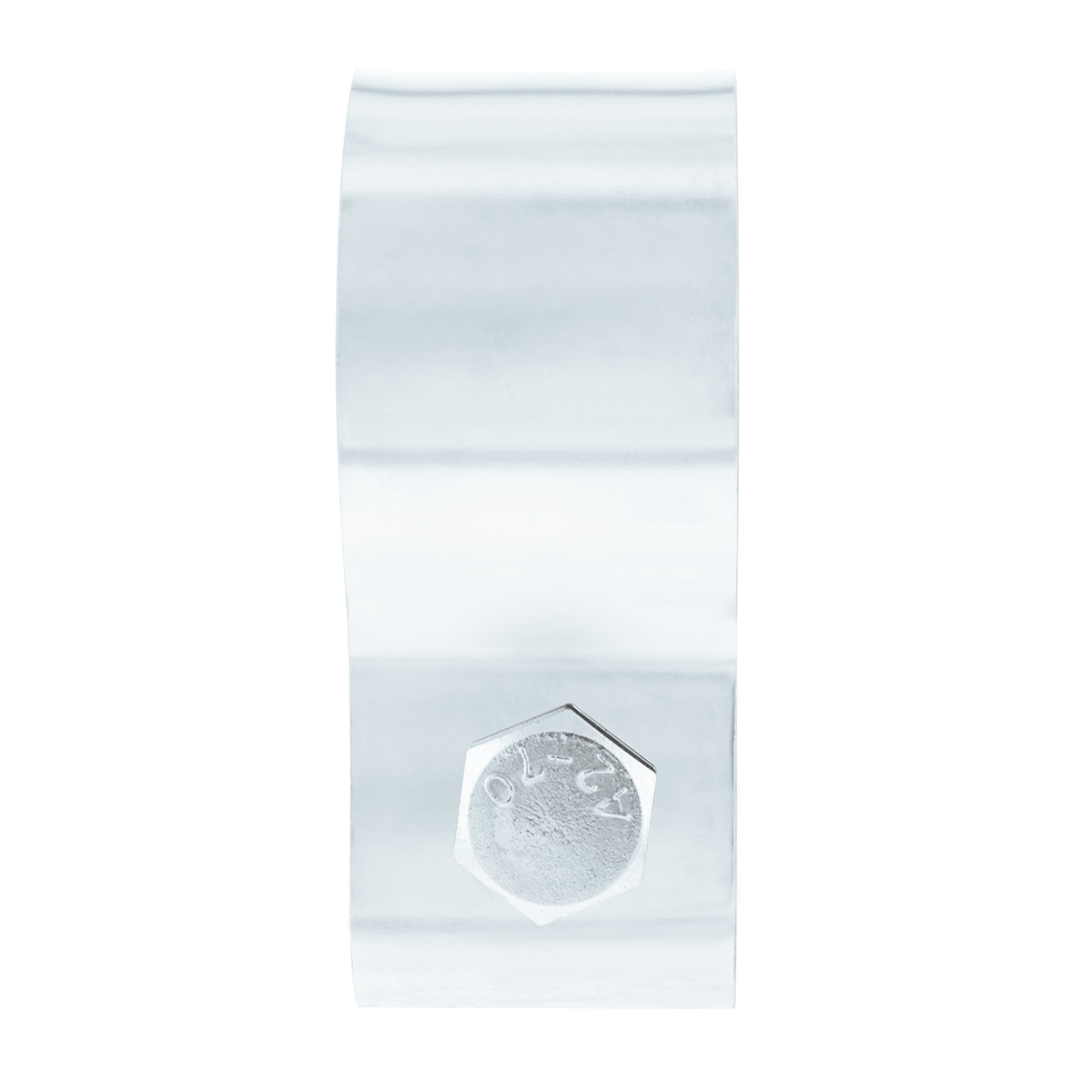 Stainless Steel Quarter Fender 2" Tube Clamp With Hardware
