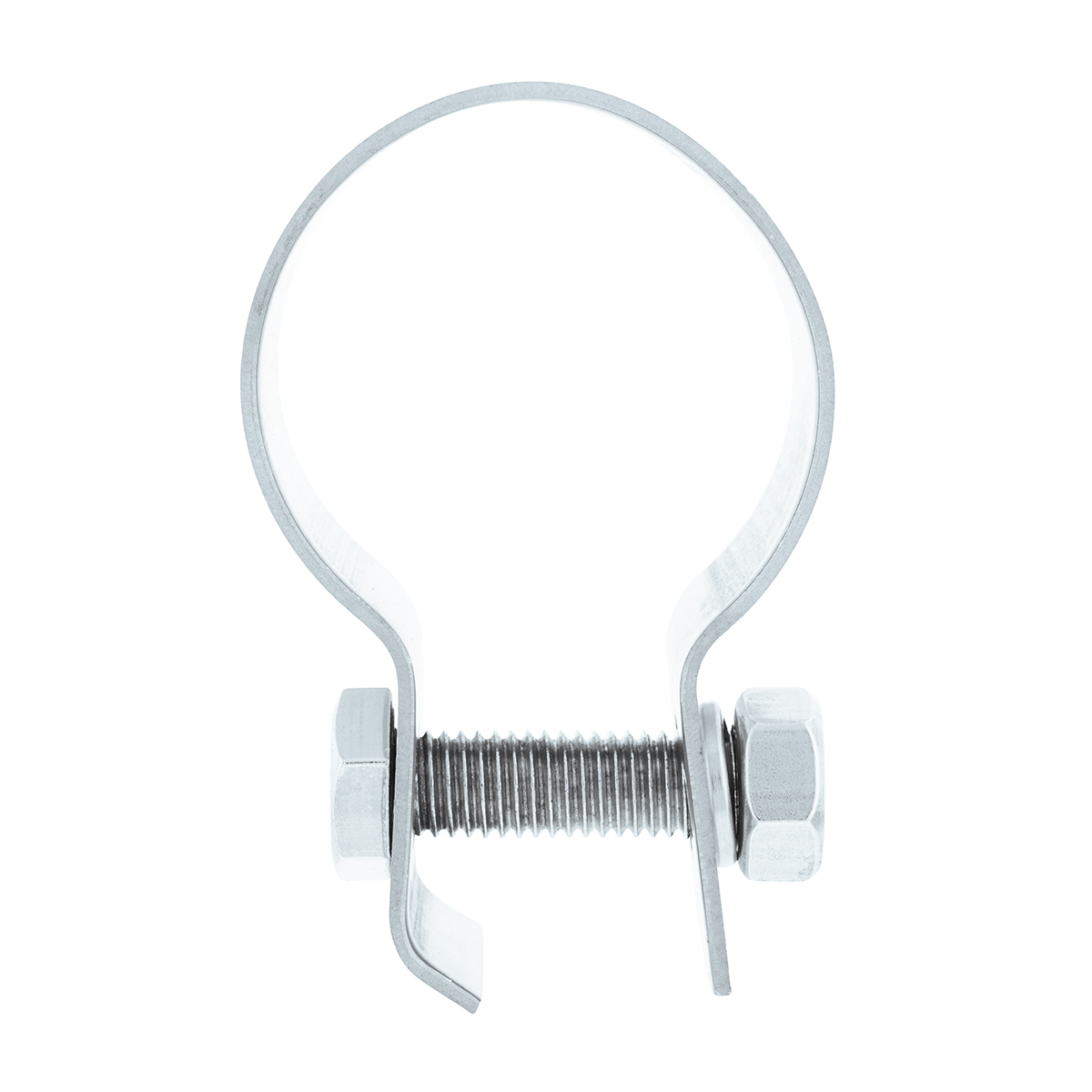 Stainless Steel Quarter Fender 2" Tube Clamp With Hardware