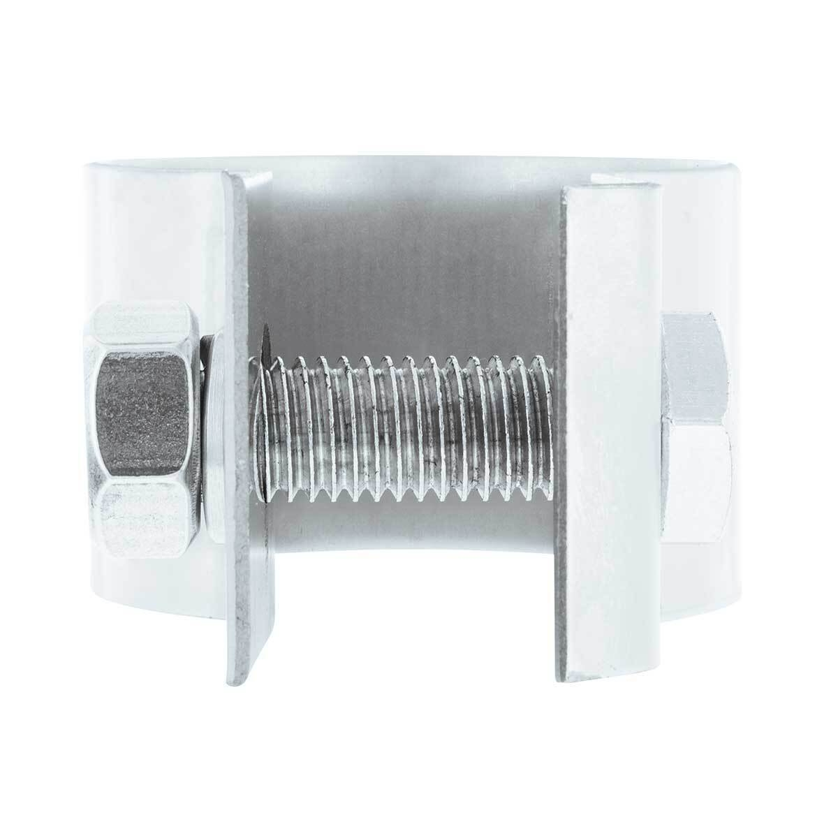 Stainless Steel Quarter Fender 2" Tube Clamp With Hardware