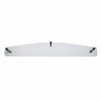 3" X 14" 304 Stainless Standard Bottom Mud Flap Plate - Welded Stud