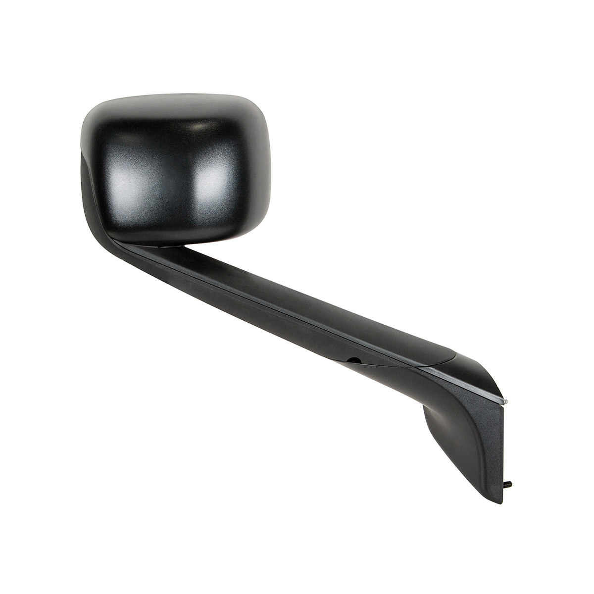 Black Hood Mirror With Heated Lens For 2018-2026 Freightliner Cascadia - Driver and Passenger (2pcs)