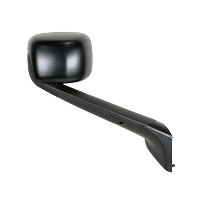 Black Hood Mirror With Heated Lens For 2018-2026 Freightliner Cascadia - Driver and Passenger (2pcs)
