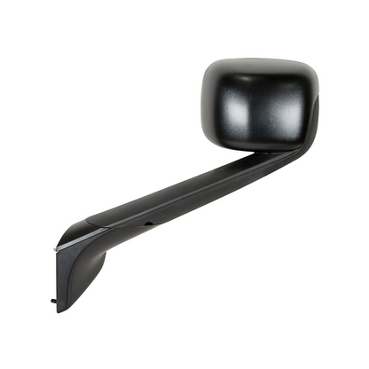 Black Hood Mirror With Heated Lens For 2018-2026 Freightliner Cascadia - Driver and Passenger (2pcs)