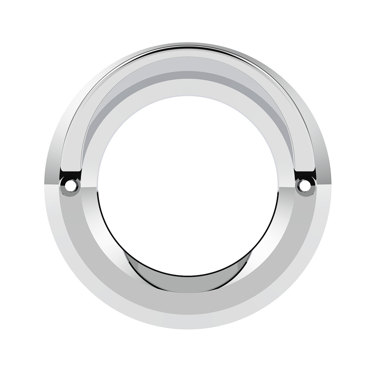 2" Light Bezel With Visor