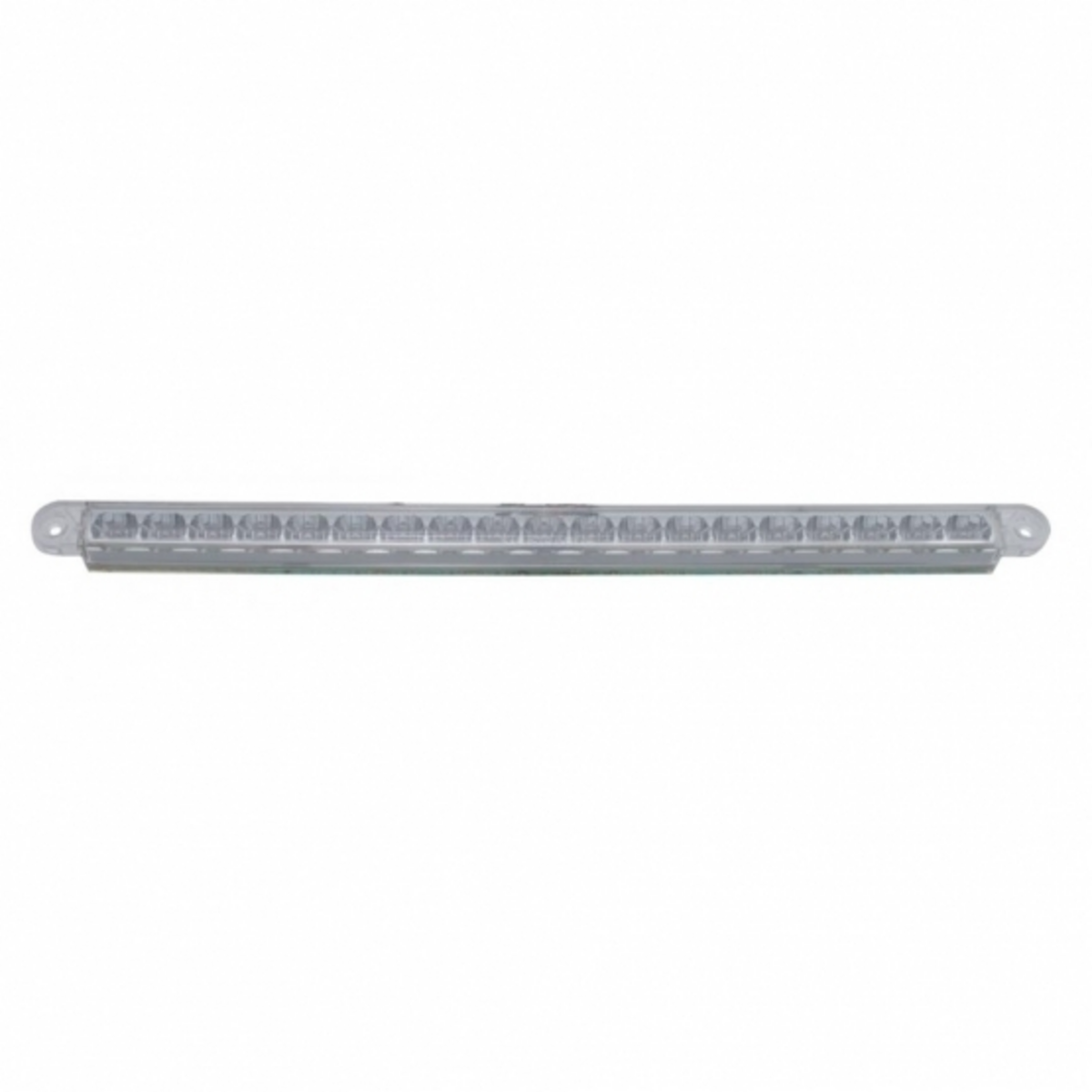 19 LED 12" Reflector Turn Signal Light Bar - Amber LED/Clear Lens