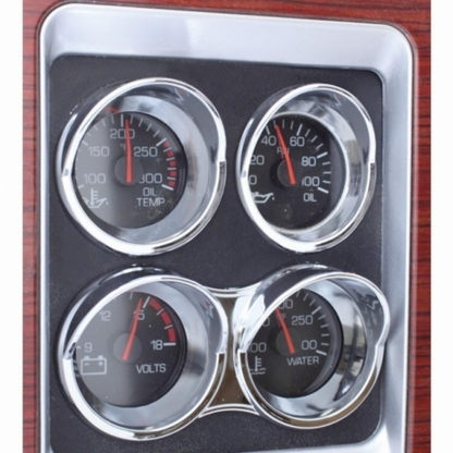 Small Gauge Cover With Visor For 2006+ Kenworth