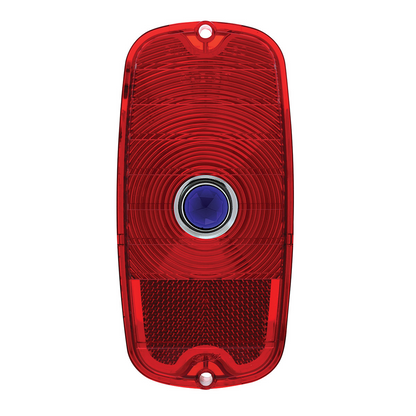Tail Light Lens With Blue Dot For 1960-66 Chevy & GMC Fleetside Truck