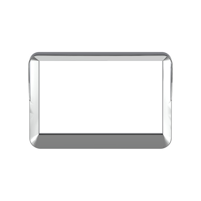 Chrome Plastic 7" Navigation Screen Bezel For 2012-2021 Peterbilt 579