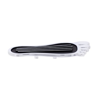 Chrome Barefoot Shape Gas Pedal Cover