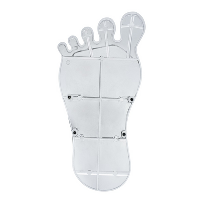 Chrome Barefoot Shape Gas Pedal Cover