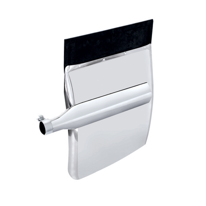 24" X 24" Stainless Quarter Fender Set - Triangle Bracket