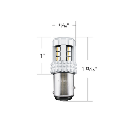 360-Degree Double Fury High Power 18 LED 1157 Bulb-Red & Green LED