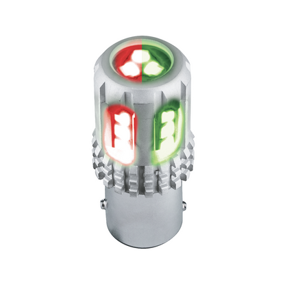 360-Degree Double Fury High Power 18 LED 1157 Bulb-Red & Green LED