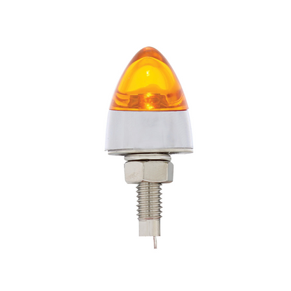 LED Bullet License Plate Fastener - Amber (2-Pack)