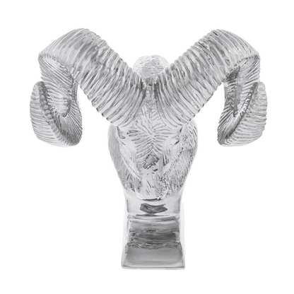 Die-Cast Bighorn Hood Ornament - Chrome