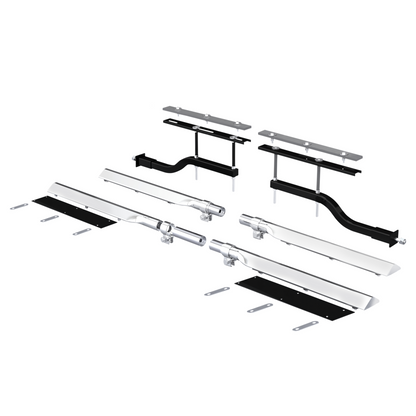 29" 430 Stainless Steel Universal Standard Duty Full Tandem Fender Mounting Arm Kit (Pair)