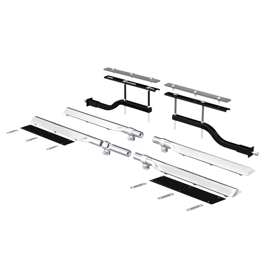 29" 430 Stainless Steel Universal Standard Duty Full Tandem Fender Mounting Arm Kit (Pair)