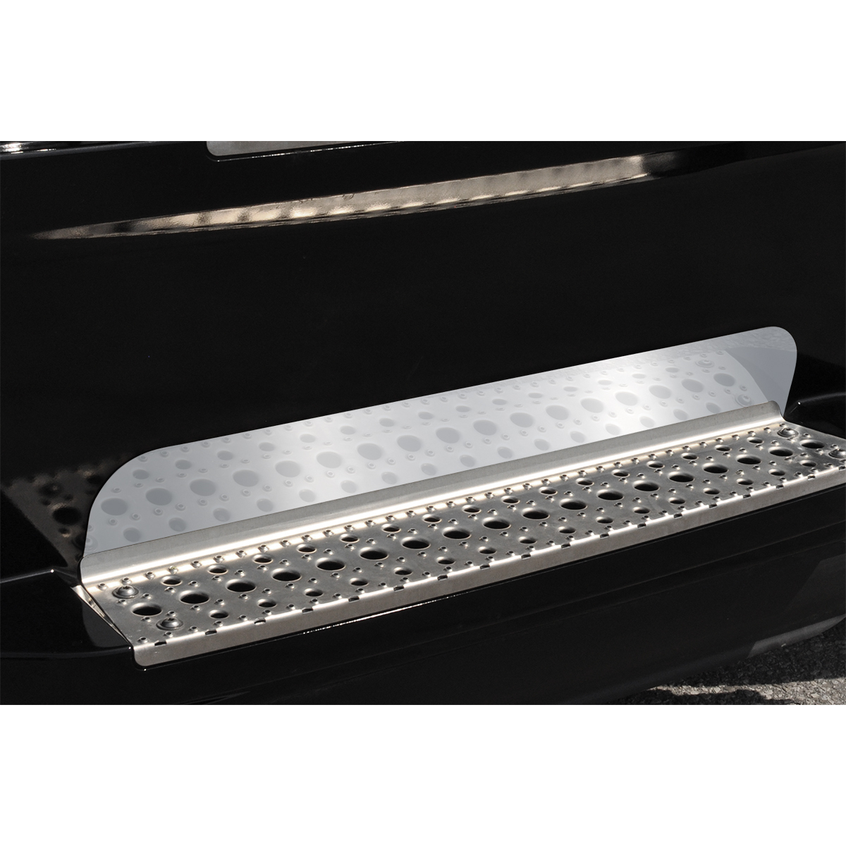 430 SS Lower Step Surface Protective Plates For 2018-2026 Freightliner Cascadia (Pair)