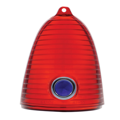 Tail Light Lens With Blue Dot For 1955 Chevy Passenger Car