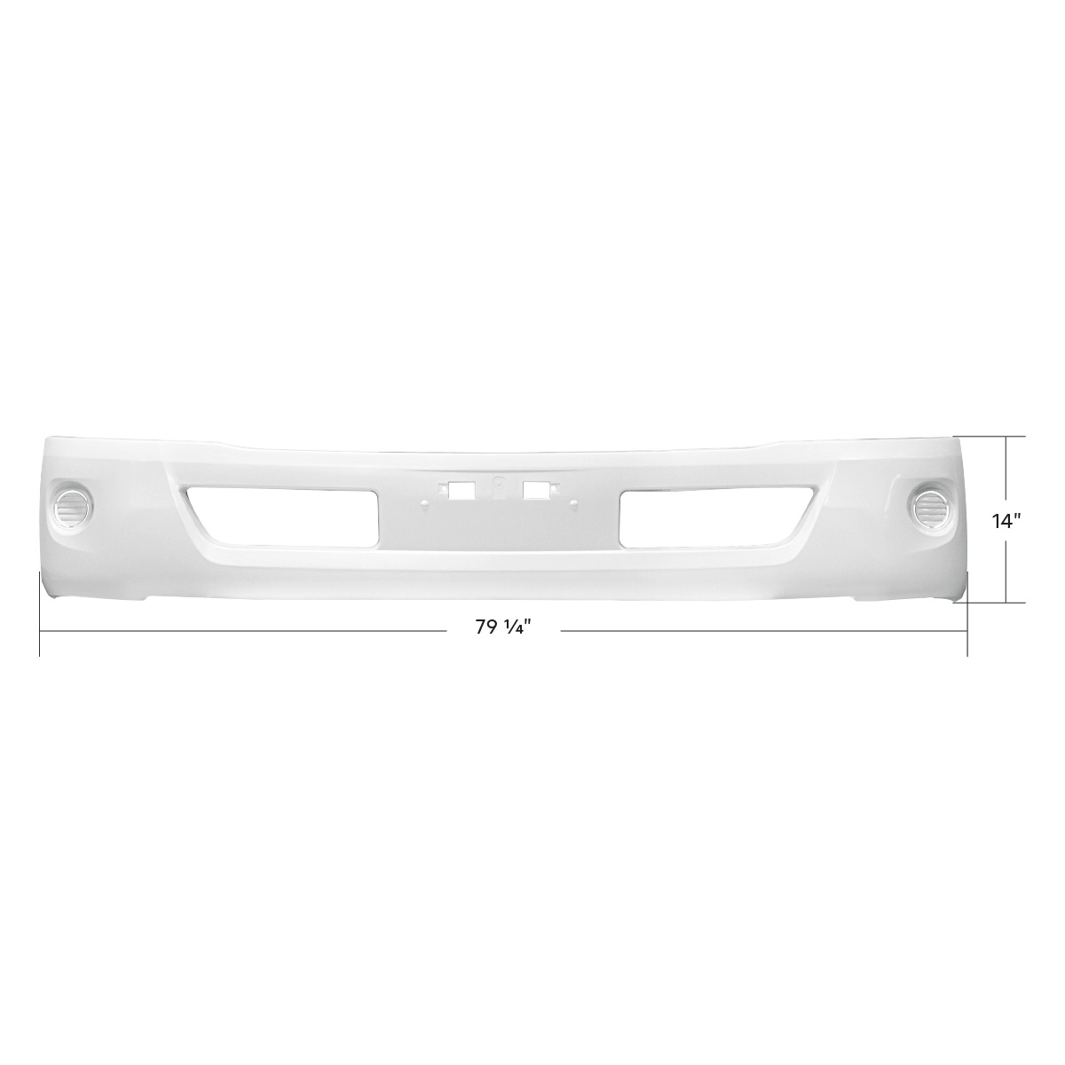 Bumper With Opening For Fog Light For 2016-2020 Hino 155/195