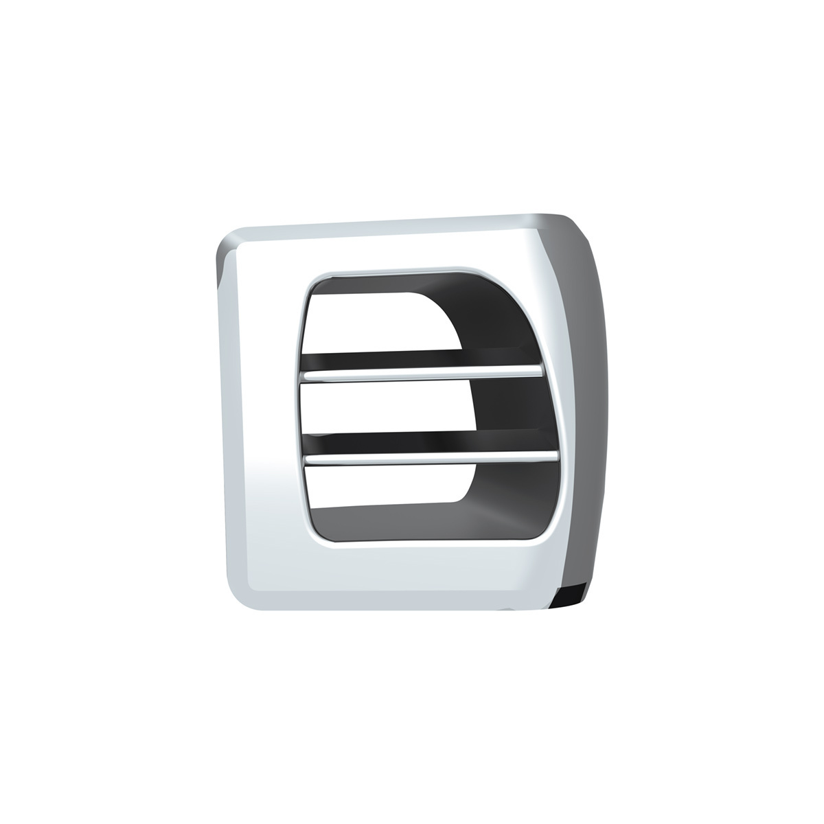 Chrome Plastic A/C Vent For 2008-2017 Freightliner Cascadia - Passenger/Fixed