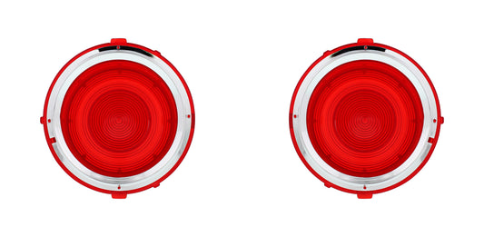 Tail Light Lens For 1970-1973 Chevrolet Camaro - L/H and R/H (2pcs)