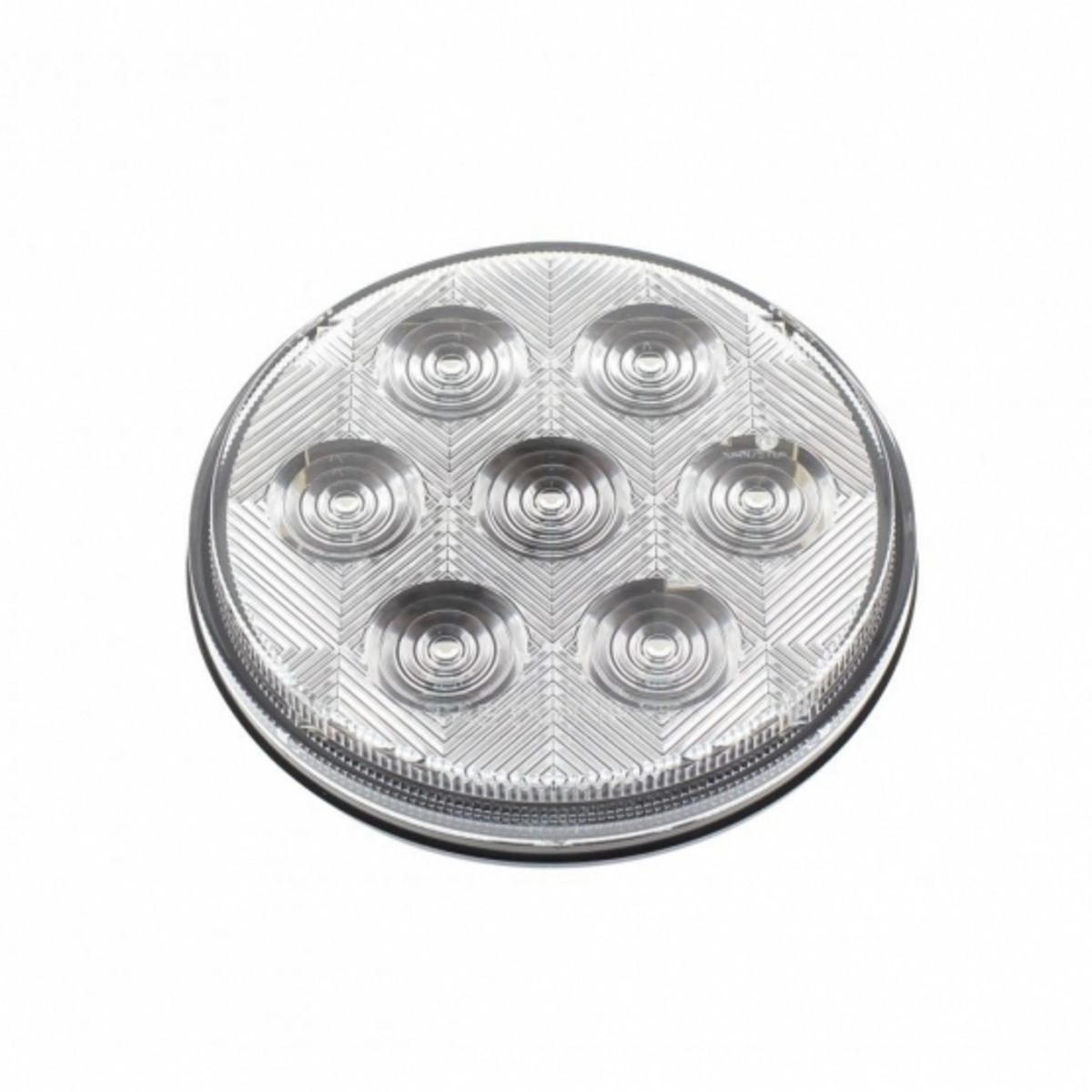 7 LED 4" Competition Series Turn Signal Light - Amber LED/Clear Lens