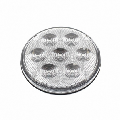 7 LED 4" Competition Series Turn Signal Light - Amber LED/Clear Lens