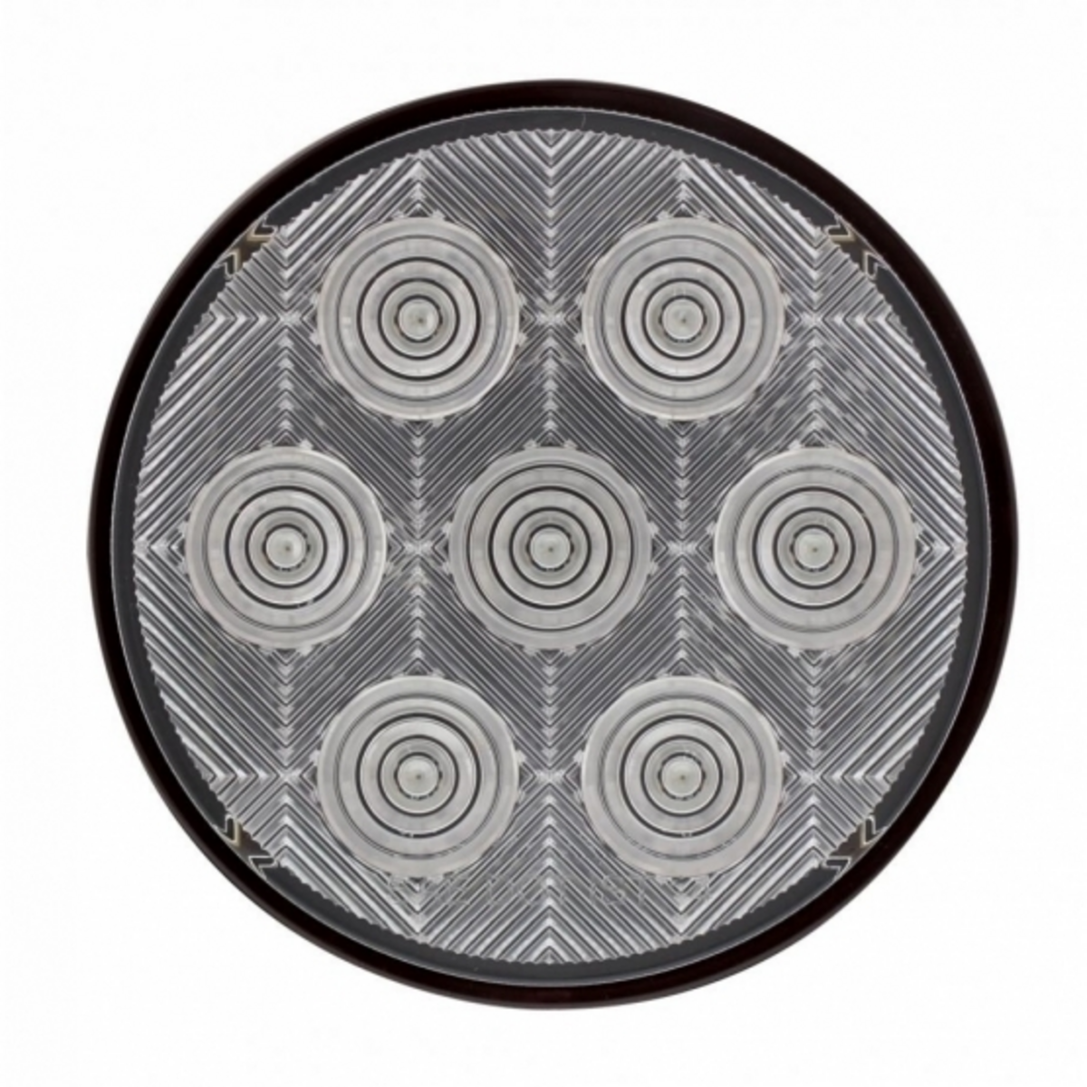 7 LED 4" Competition Series Turn Signal Light - Amber LED/Clear Lens