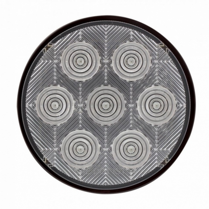 7 LED 4" Competition Series Turn Signal Light - Amber LED/Clear Lens