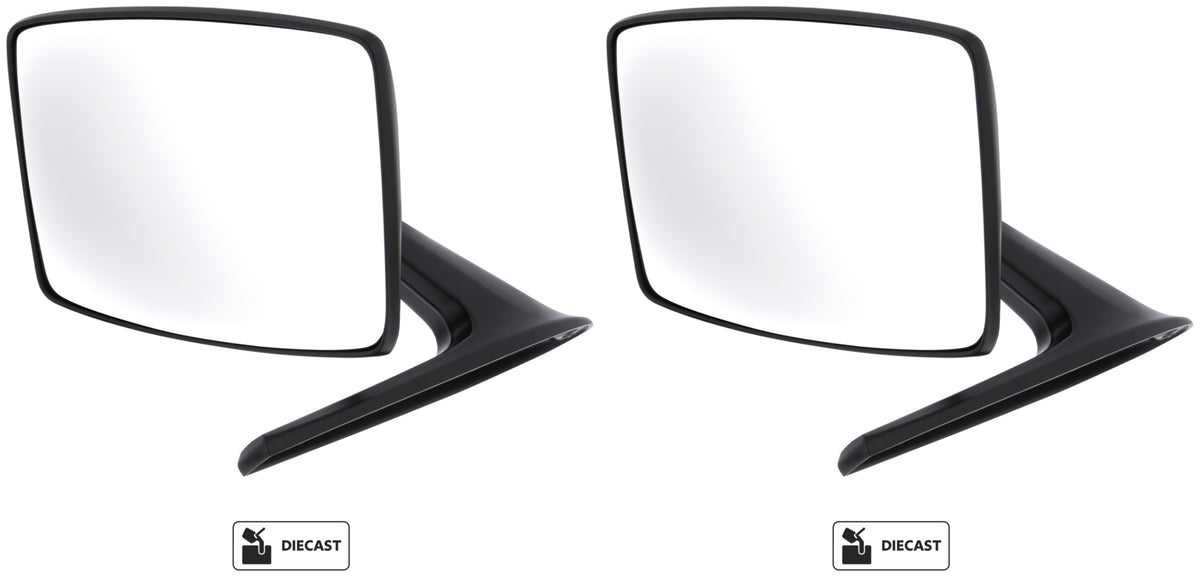 Black Exterior Mirror For 1966-1977 Ford Bronco & 1967-1979 Truck- L/H or R/H (2pcs)