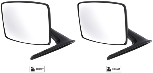 Black Exterior Mirror For 1966-1977 Ford Bronco & 1967-1979 Truck- L/H or R/H (2pcs)