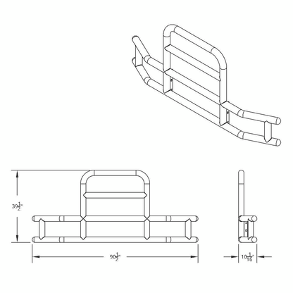 HighwayShield I85-304 Stainless Steel Grille Guard & Bracket Kit For 2008-2017 Freightliner Cascadia