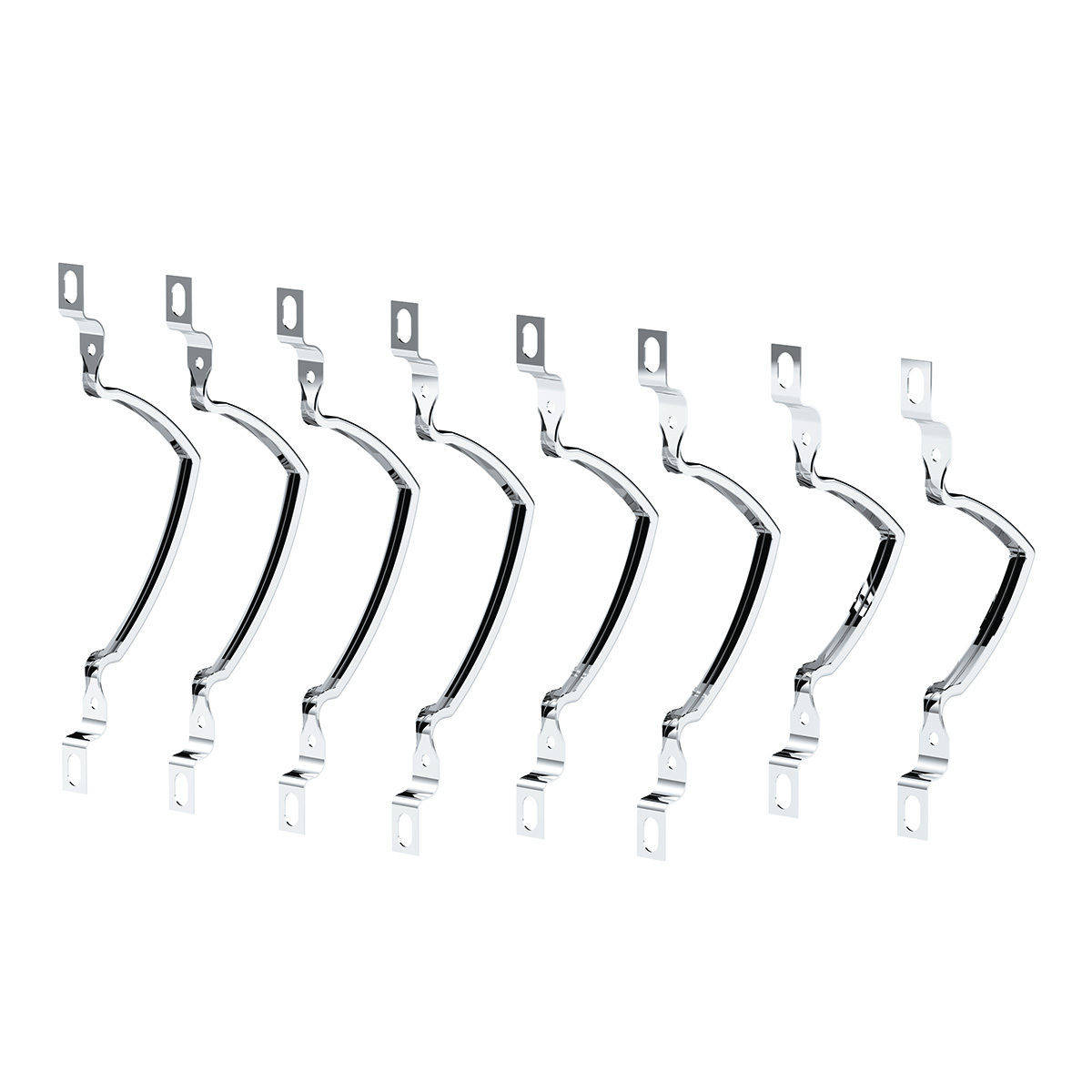 Tail Light Lens Trim Set For 1959 Chevy Impala (8/Set)