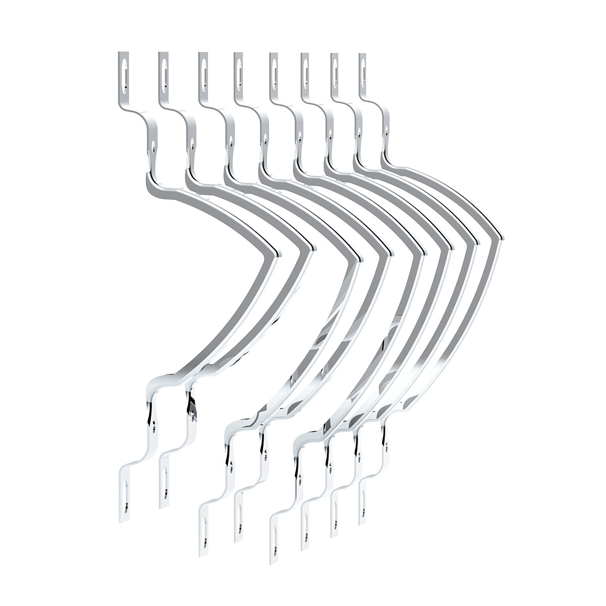 Tail Light Lens Trim Set For 1959 Chevy Impala (8/Set)