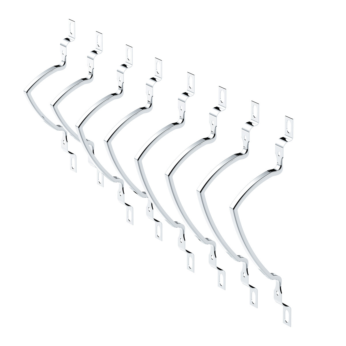 Tail Light Lens Trim Set For 1959 Chevy Impala (8/Set)