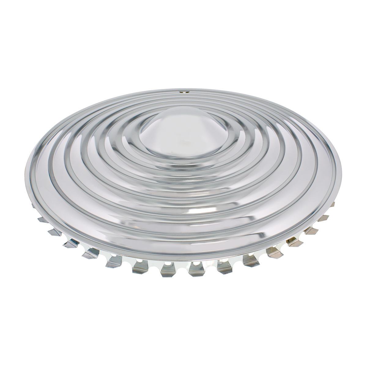 14" Chrome Starburst Hubcaps (4/Set)