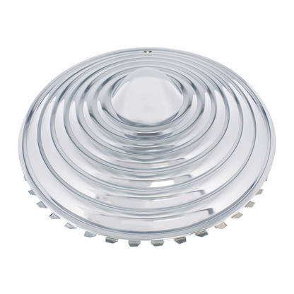 14" Chrome Starburst Hubcaps (4/Set)