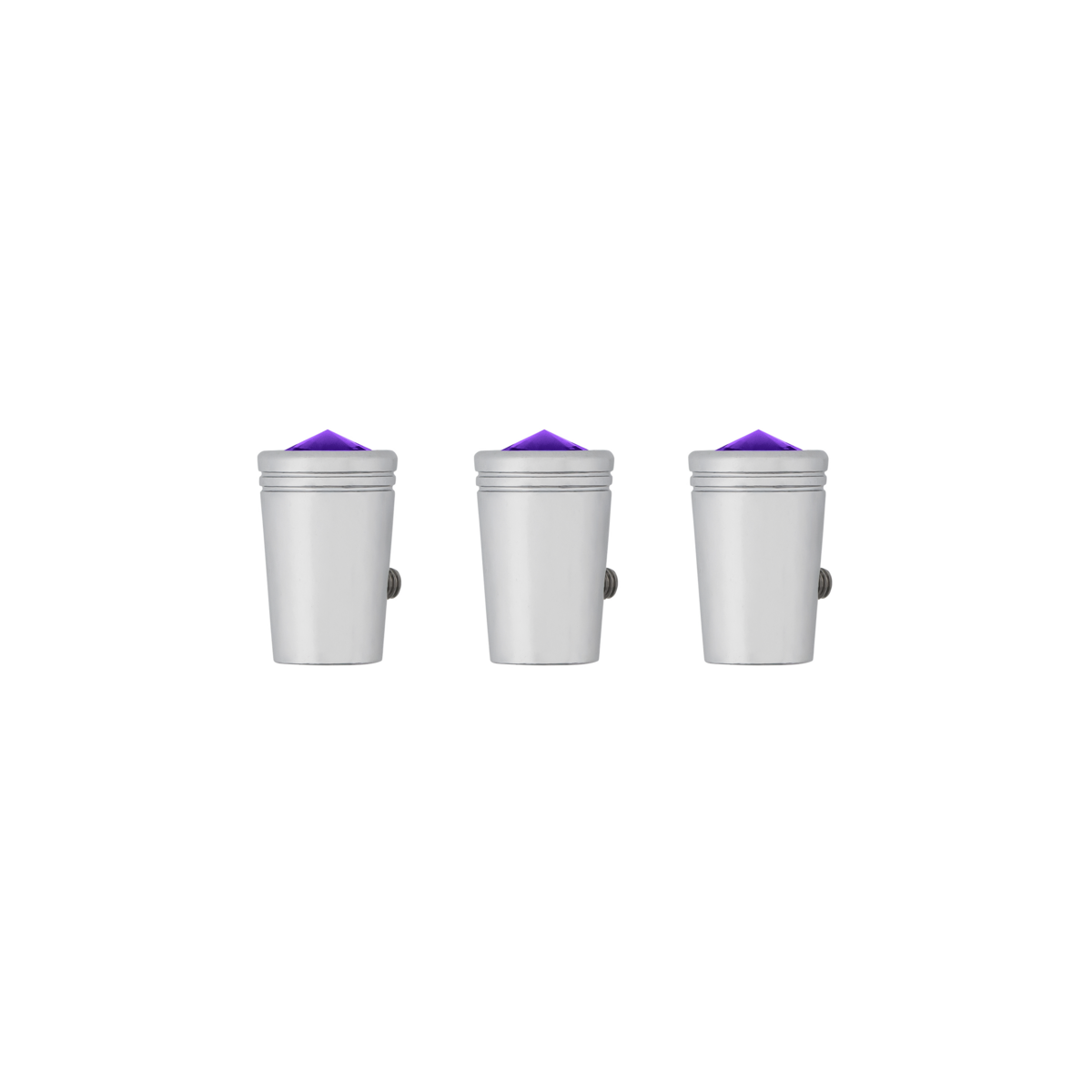 Mini Toggle Switch Extension With Purple Crystal For Kenworth (Card of 3)