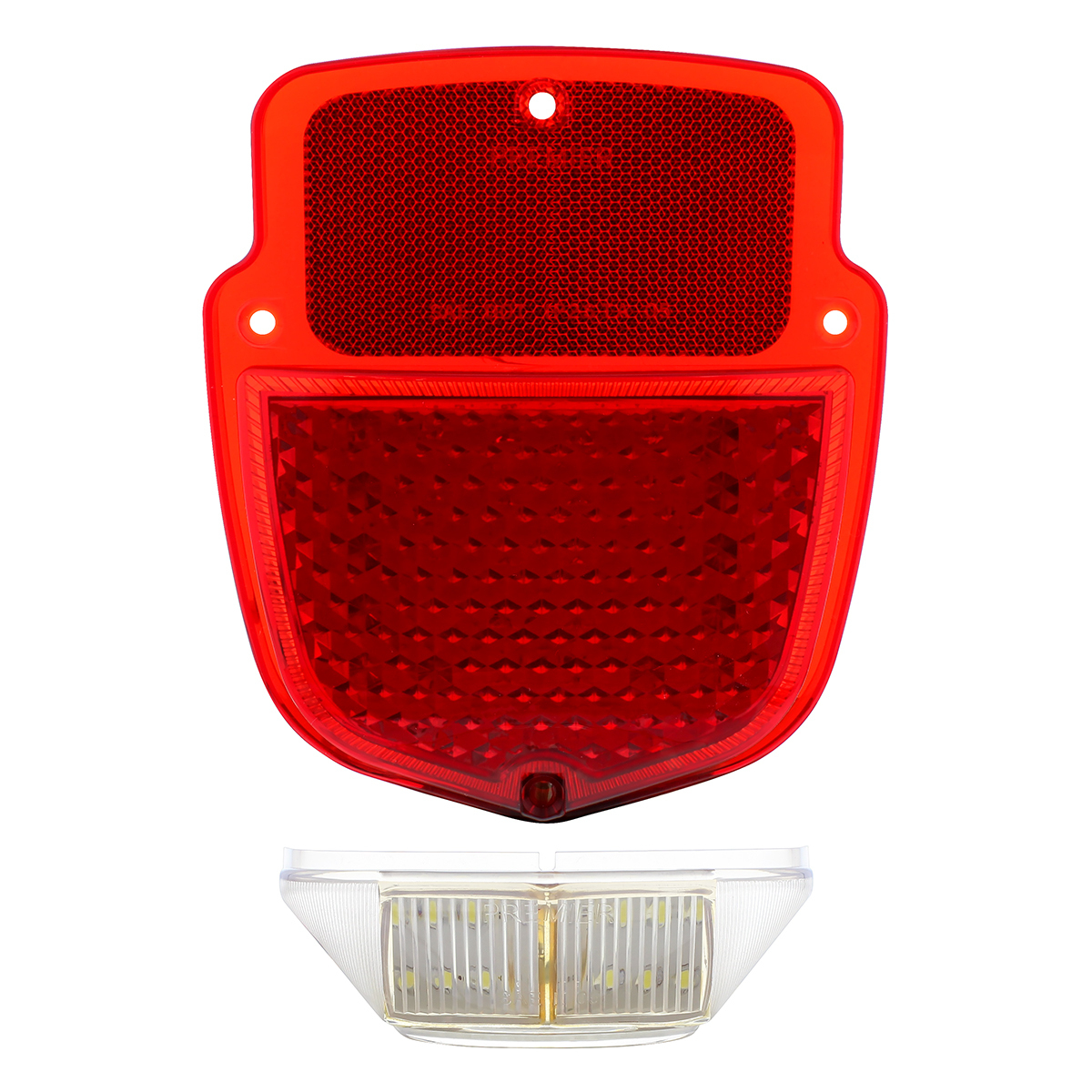 38 LED Tail Light With 12 LED License Plate Light For 1953-56 Ford Truck - L/H