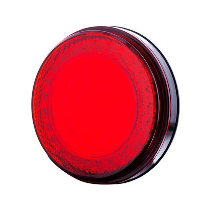 Mirage 24 LED 4" Round Stop/Turn/Tail Light - Red LED/Red Lens (Bulk)