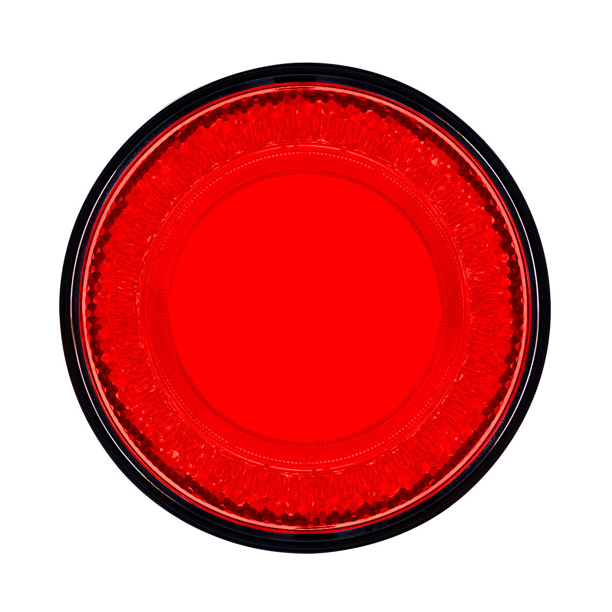 Mirage 24 LED 4" Round Stop/Turn/Tail Light - Red LED/Red Lens (Bulk)
