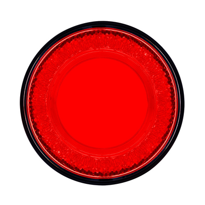 Mirage 24 LED 4" Round Stop/Turn/Tail Light - Red LED/Red Lens (Bulk)