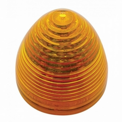 13 LED 2.5" Round Beehive Light (Clearance/Marker) - Amber LED/Amber Lens