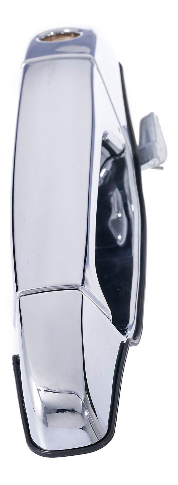 Exterior Door Handle Front LH, Front RH, Rear LH, Rear RH Plastic All Chrome for 2007-2013 Chevrolet Avalanche Tahoe Suburban Silverado; 2007-2013 GMC Yukon Sierra; 2007-2013 Cadillac Escalade