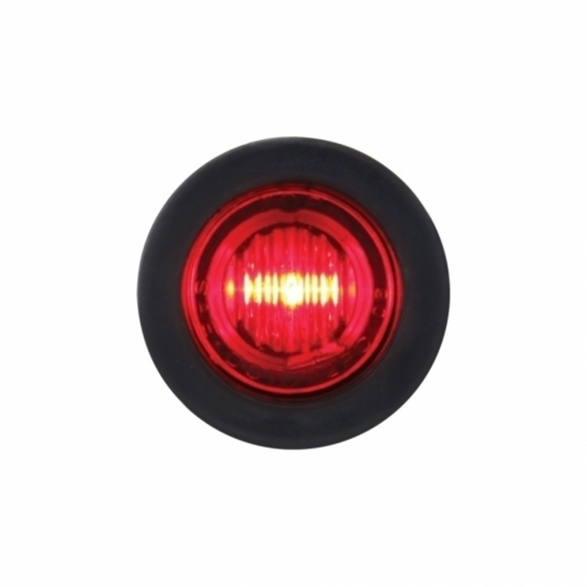 3 LED 3/4" Mini Light (Clearance/Marker) - Red LED/Red Lens (Bulk)